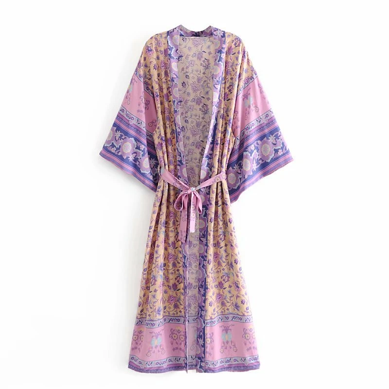 boho kimono dress