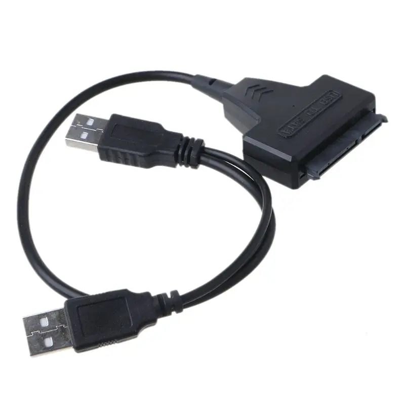 

SATA to USB 2.0 Adapter for 2.5/3.5\" SSD Hard Disk Drive Converter Cable