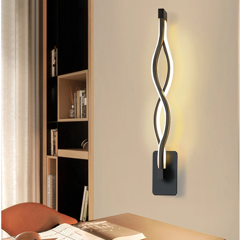 LED Wall Lamp LED Wall Lamp Aluminum 16W Modern Simplicity AC86-265 Indoor Wall Light For Bedroom Living Room Stairs Bedside