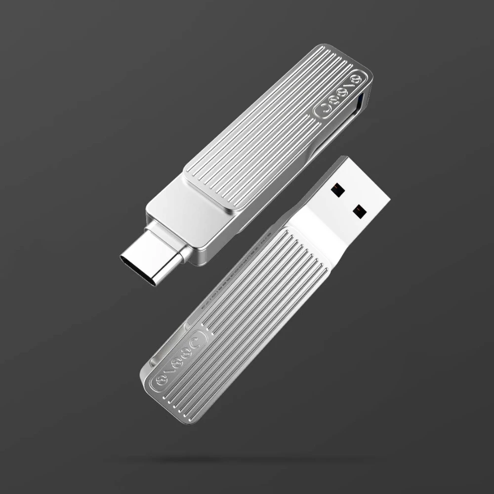 Xiaomi Jessis U диск 128/32/64 ГБ Регистраторы Тип-C Dual USB флэш-накопитель OTG USB Flash Drive 3,1 USB селфи палка для телефона планшетного компьютера MAC