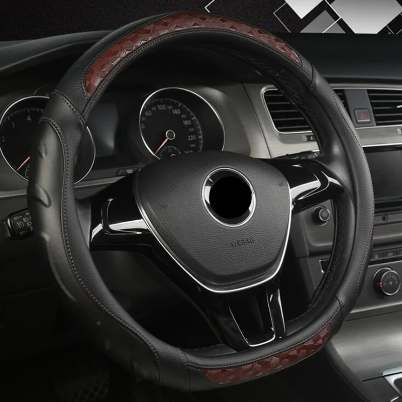 d-образный чехол на руль для VW Golf 7 Polo- Scirocco Jetta 6- Santana- авто аксессуары