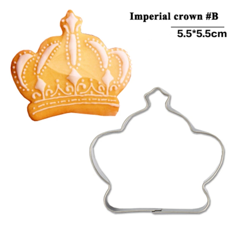 Корона алмазные инструменты для печенья резак форма пресс набор глазировки