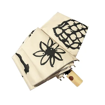 

Automatic Sun Flowert UV Protection Umbrella Folding Windproof Beach Umbrella Rain Women Sun Parasol Biore Uv Umbrellas II50YS
