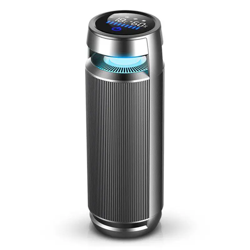 Алюминиевый сплав USB автомобильный очиститель воздуха удалить PM2.5 формальдегид анион автомобильный очиститель воздуха