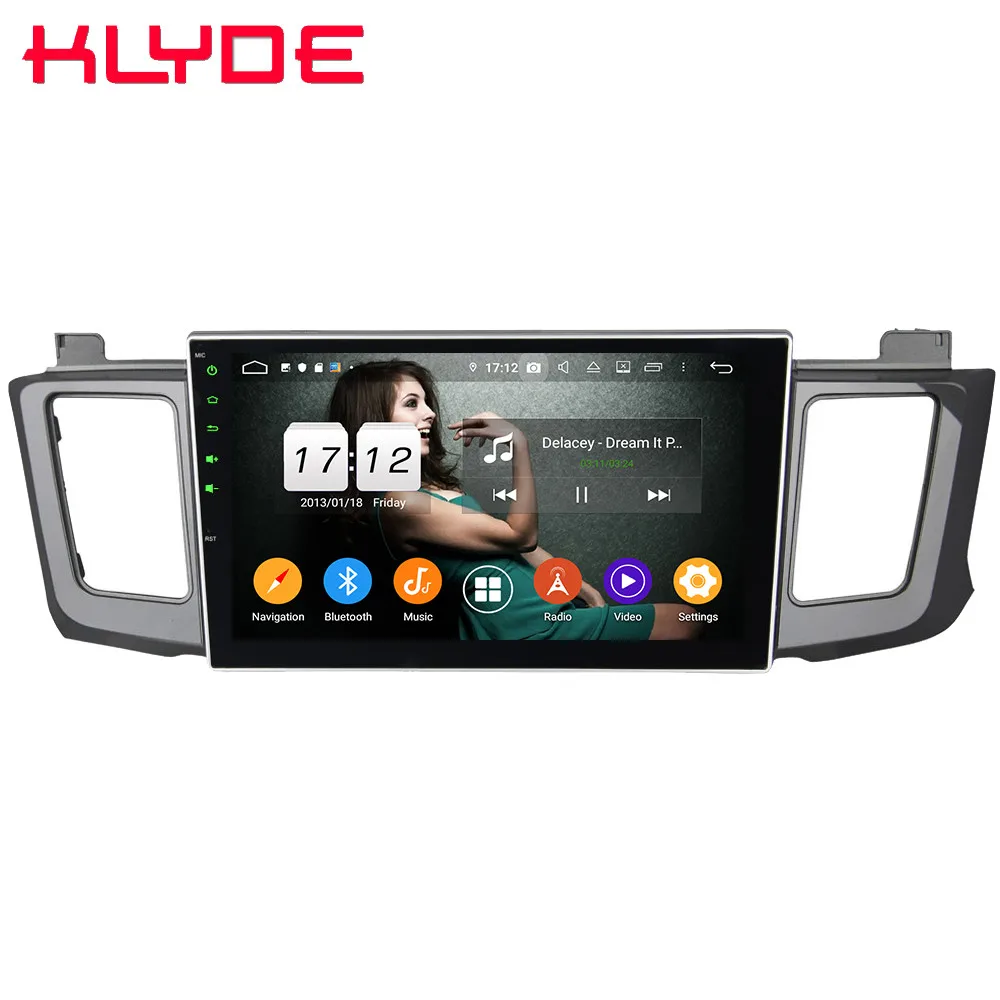 Klyde 10," ips 4G wifi Android 9,0 Восьмиядерный 4 Гб ОЗУ 64 Гб ПЗУ DSP BT автомобильный DVD мультимедийный плеер стерео для Toyota RAV4 2012