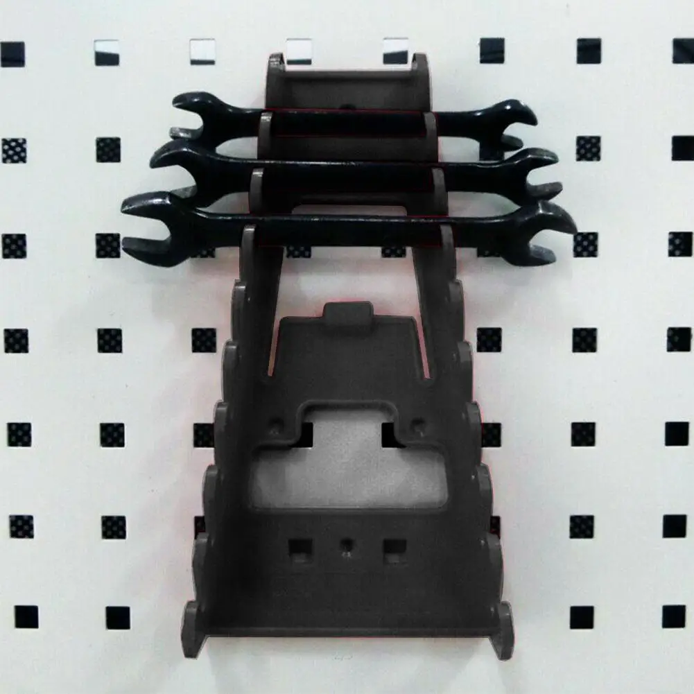 Black Wrench Spanner Organizer Sorter Holder Tray Socket Storage Rack Plastic Tools mobile tool chest