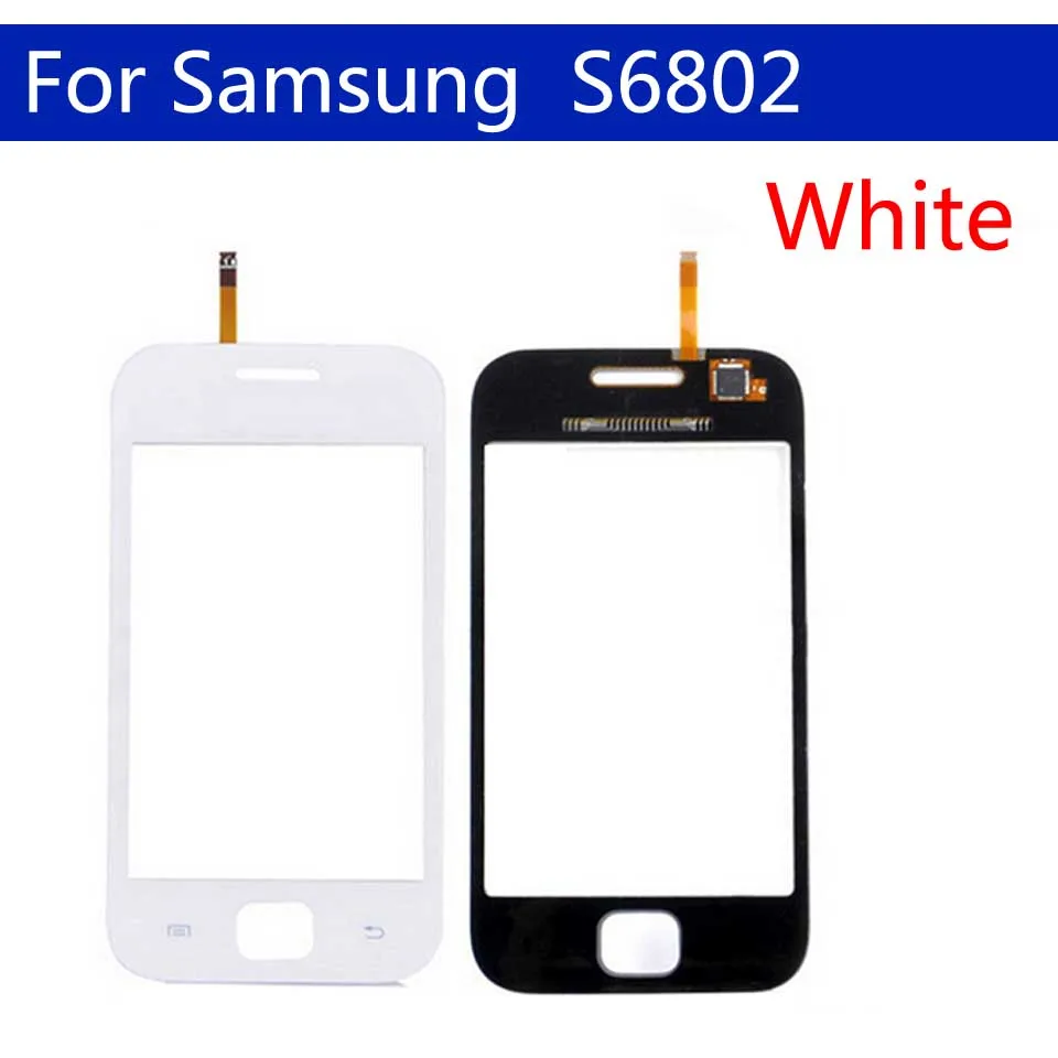 3," для samsung Galaxy Ace Duos S6802 GT-S6802 Сенсорная панель дигитайзер стеклянный сенсорный экран без ЖК-дисплея
