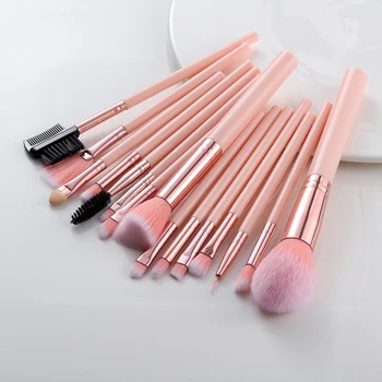 

FLD 5/15pcs Kabuki Synthetic Makeup Brushes Set Foundation Blending Eye Shadow Eyelash Eyebrow Comb Brush Brochas Maquillaje Kit