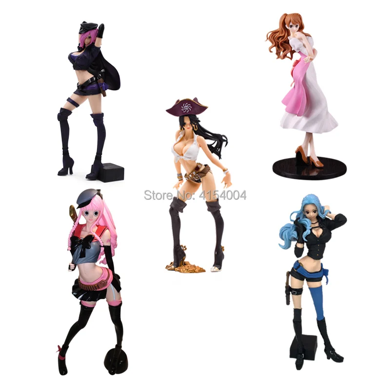 One Piece Figure Nami Vivi Boa Hancock Nico Robin Perona Pudding Reiju PVC Action Figure Collectible Model Christmas Gift Toy