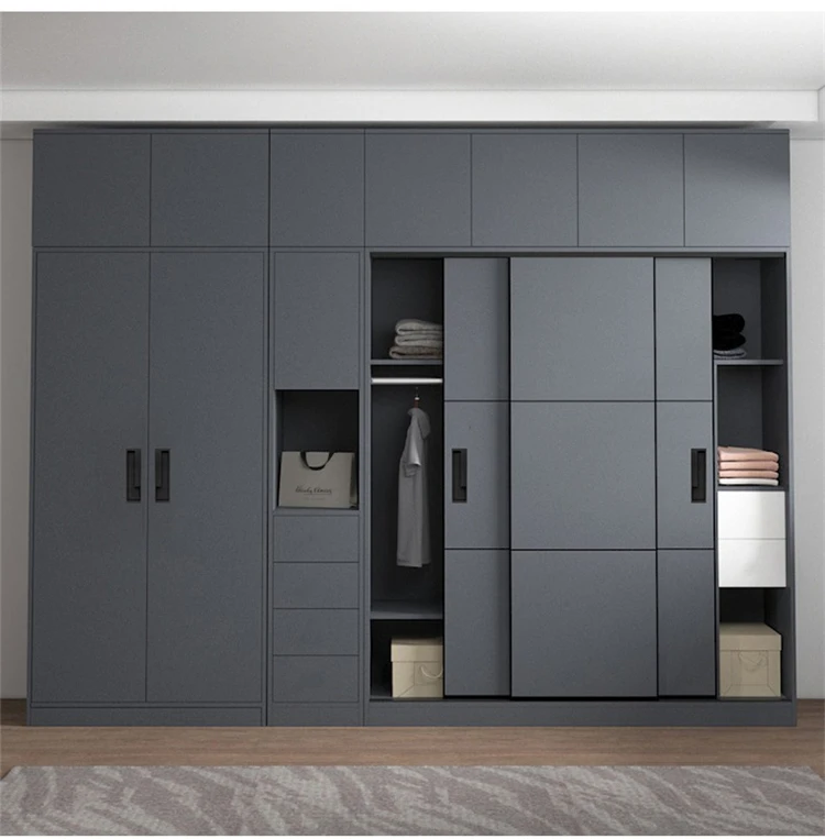 KAK-Zinc Alloy Interior Sliding Door Handles, Black