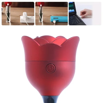 

Rose Flower USB Mini Humidifier Air Purifier Aroma Diffuser Atomizer Office Home