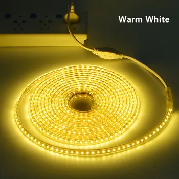

LED strip 2835 220V ribbon led lamp Light closet backlight Kitchen lamps led strip IP65 waterproof Garden outdoor decorations
