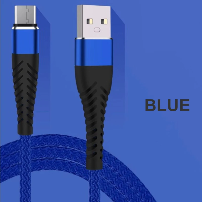 1 м 2 м 3 м USB кабель для быстрой зарядки 2.4A Micro USB зарядное устройство для samsung type-C кабель для huawei Xiaomi мобильный телефон кабель для iphone