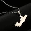 Republic of the Congo Map Flag Pendant Necklaces Brazzaville Ethnic Ornament Jewelry 4