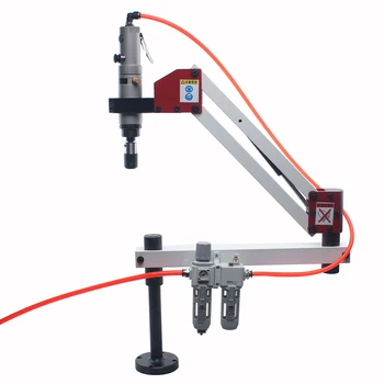 Price M3-16 Vertical Automatic Pneumatic Tapping Machine Air Tapper Tools Thread Drill Working Range 1000mm Overload Protection Chuck