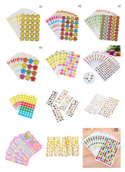 

1/2/3/5/10sheets Little Star Sticker School Kids Teacher RewardsHot Smile Encouragement Label Reward Craft DIY Toys