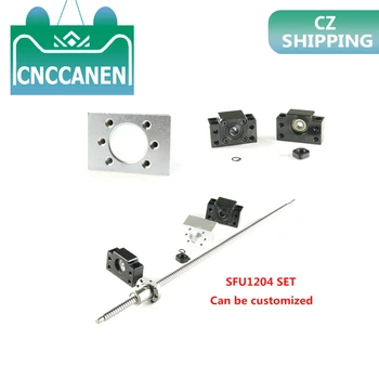 

Ballscrew SFU1204 With Single Ball Nut 250mm 300 350 500 600 1500mm End Machined With BF/BK10 & Ballnut Housing Ball Screw Set