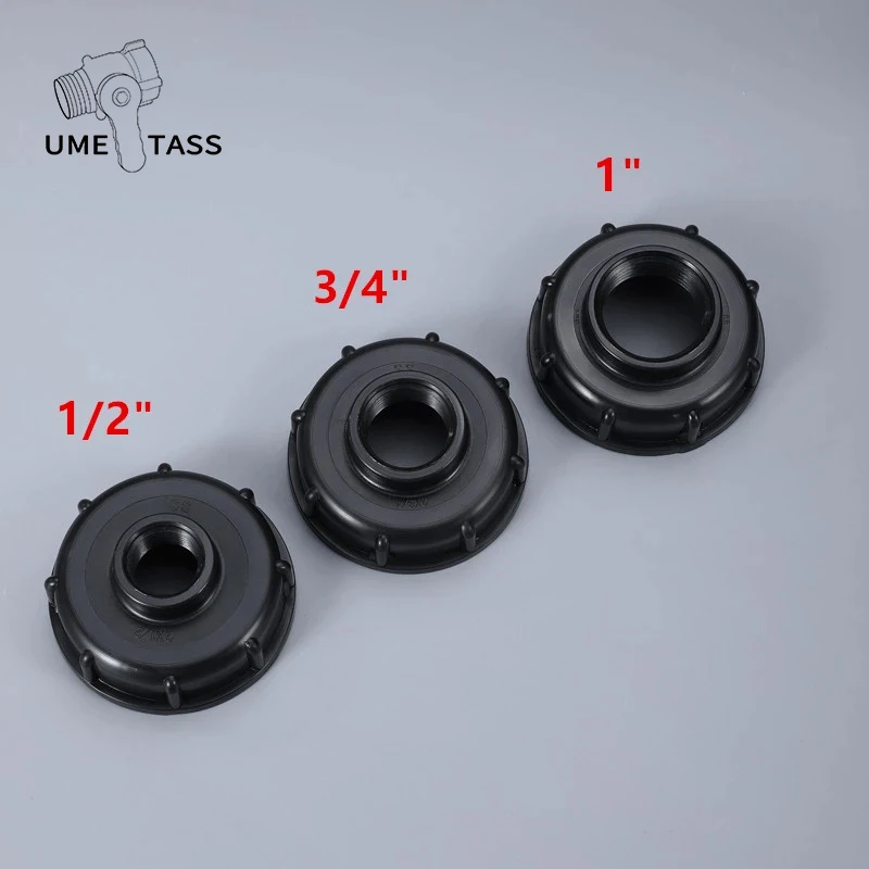 Фитинги для бака IBC S60X6 резьба до 1/2 дюйма 3/4 1 дюйм внутренняя адаптер резервуара