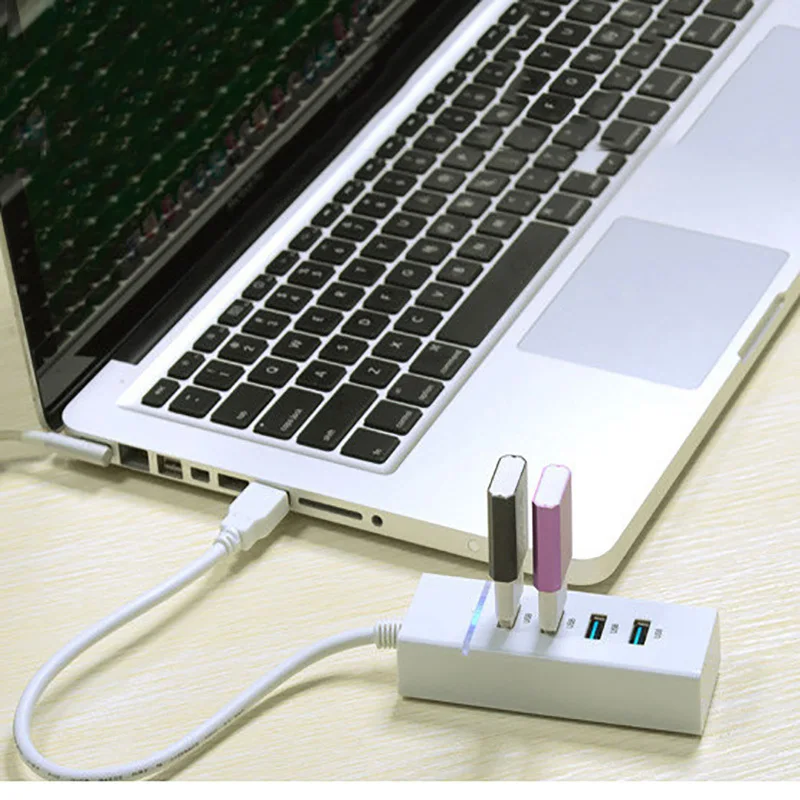 Usb-концентратор Basix 3,0 4 порта 5 Гбит/с высокоскоростной 4-портовый USB 3,0 разветвитель портативный OTG концентратор адаптер для ПК ноутбук USB концентратор