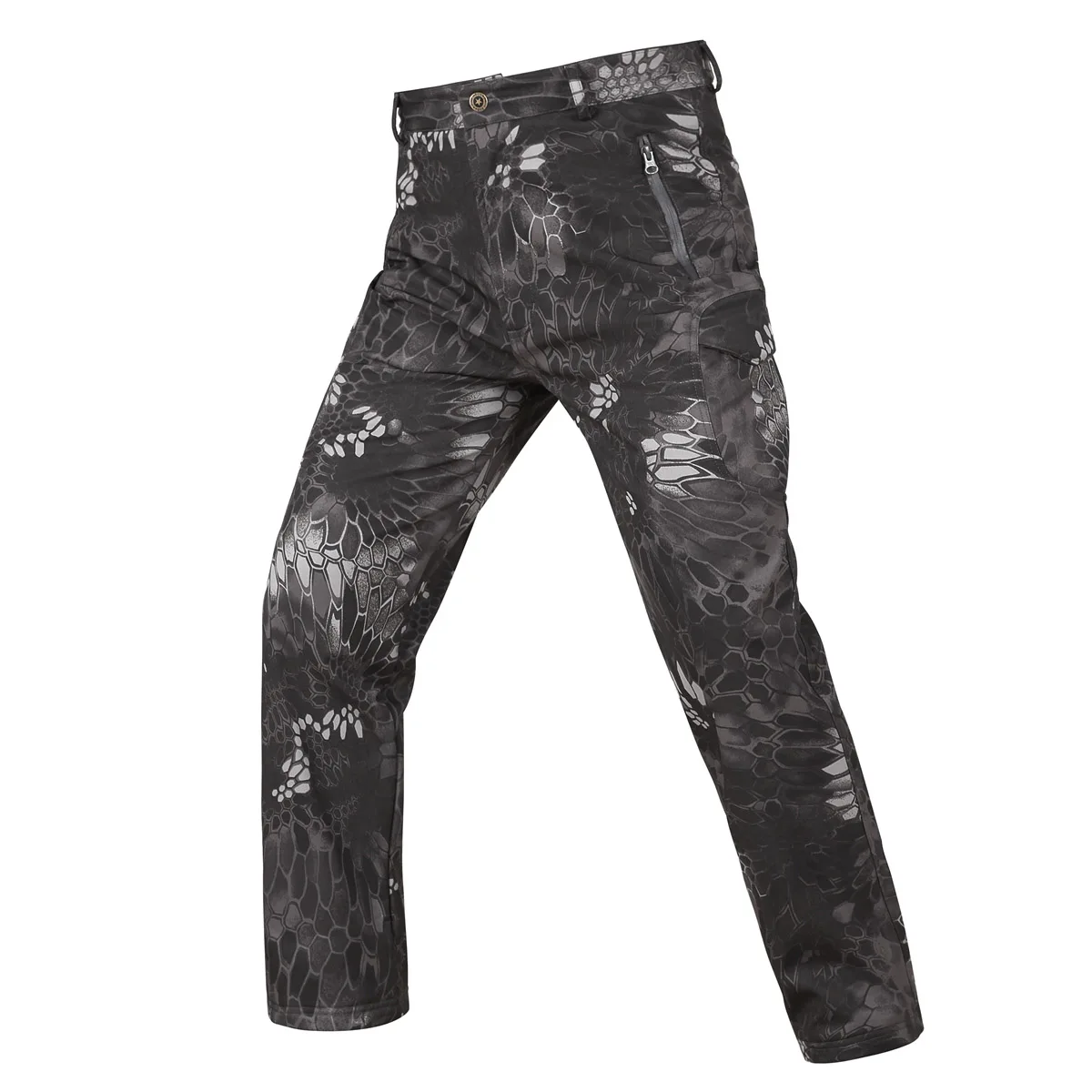 TYP Tactical Camouflage Pants Soft Shell Men Combat Cargo Clothing Waterproof Autumn Winter Warm Military Army Camo Modis Trousers - Цвет: TYP