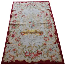 Шерстяные Ковры Обюссон Винтаж для Гостиная квадратный Вязание