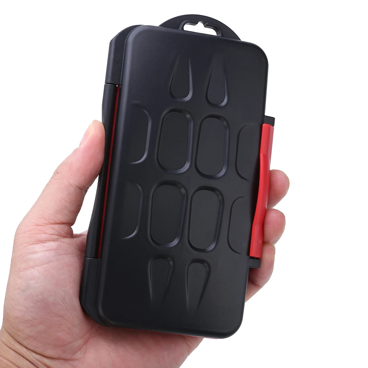 Internal Storage Card Case 12 Slots SD/TF Cards Protective Box Waterproof Black Integrated Red Colors New Arrival