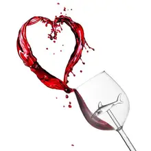 Бокал для вина, Хрустальное стекло в стиле акулы, дизайн, красное виски, бокал для вина, Коктейльная чашка для стола, вечерние украшения