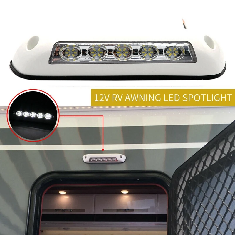 12V автомобиль Rv лодка Светодиодный точечный светильник s купольная лампа 5 светильник ing 2,6 W Потолочный светильник 5-лампочка