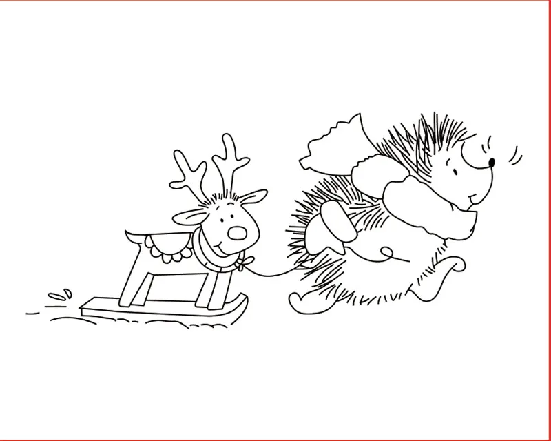 

10x10 Mouse pull puppy Transparent Clear Silicone Stamp Seal for DIY scrapbooking photo album Decorative clear stamp