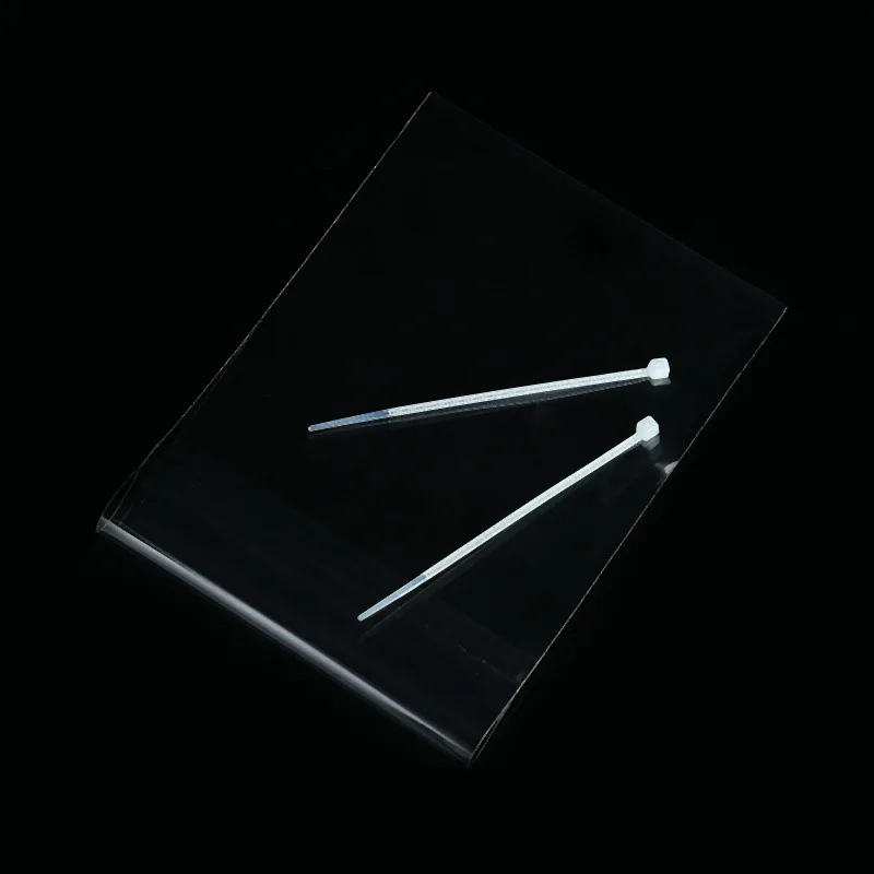 100 шт./лот прозрачные самоклеящиеся пластиковые пакеты для упаковки хранения