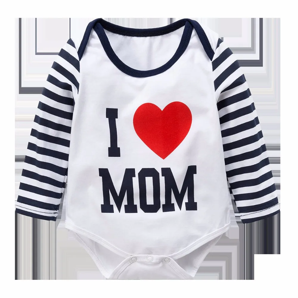Комплект для малышей Детская одежда с надписью «PAPA MOM» синий и красный костюм, джинсы+ штаны комплекты одежды для маленьких мальчиков и девочек,# E