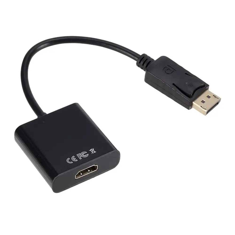 Кабель DP-HDMI Hd видео адаптер кабель большой адаптер DP к HDMI кабель 1080P идеальный без потерь сигнал Plug And Play черный