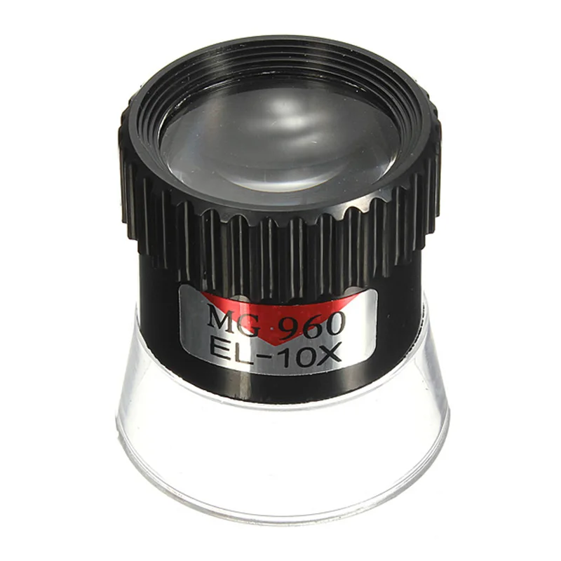

Hot 1 pcs 10x moncular magnigier eyeglass magnifying eye glass loupe lens tool