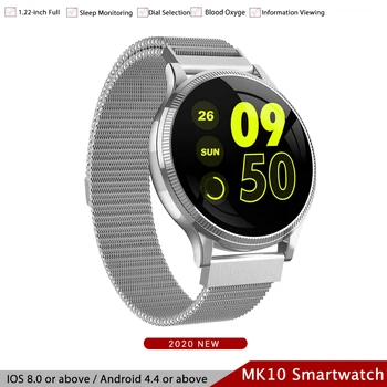 

MK08 Smart Watch Men Woman Fitness Tracker Heart Rate Monitor Blood Pressure IP67 Waterproof Sports Smartwatch For Android IOS