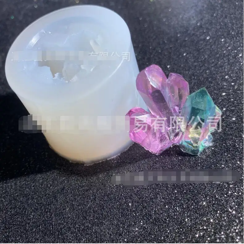 Epoxy Resin Molds Jewelry Crystal Cluster-Type DIY Silicone for Decorative Dried Icicle