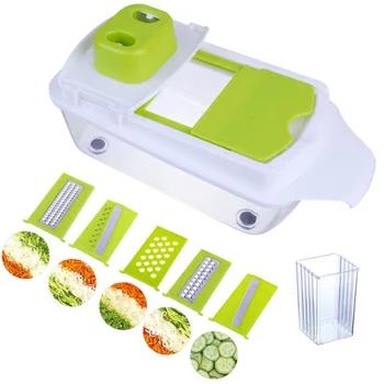 

Vegetable Fruit Slicer Grater Cutter Peeler Multifunctional Potato Peeler Carrot Grater Drain Basket Kitchen Tool