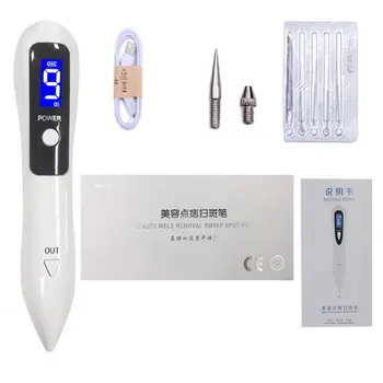 

9 Level LCD Face Skin Dark Spot Remover Mole Tattoo Removal Laser Plasma Pen Machine Facial Freckle Tag Wart Removal