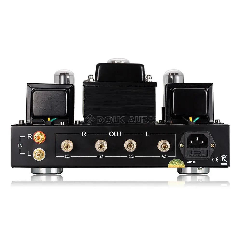 Douk audio 6P1 вакуумная трубка, усилитель мощности Hi-Fi стерео одноконечный класс а встроенный усилитель для наушников