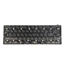 Ymdk 60% yd60mq qmk programável underglow rgb led pcb placa estabilizadores para diy teclado mecânico replacble gh60 64