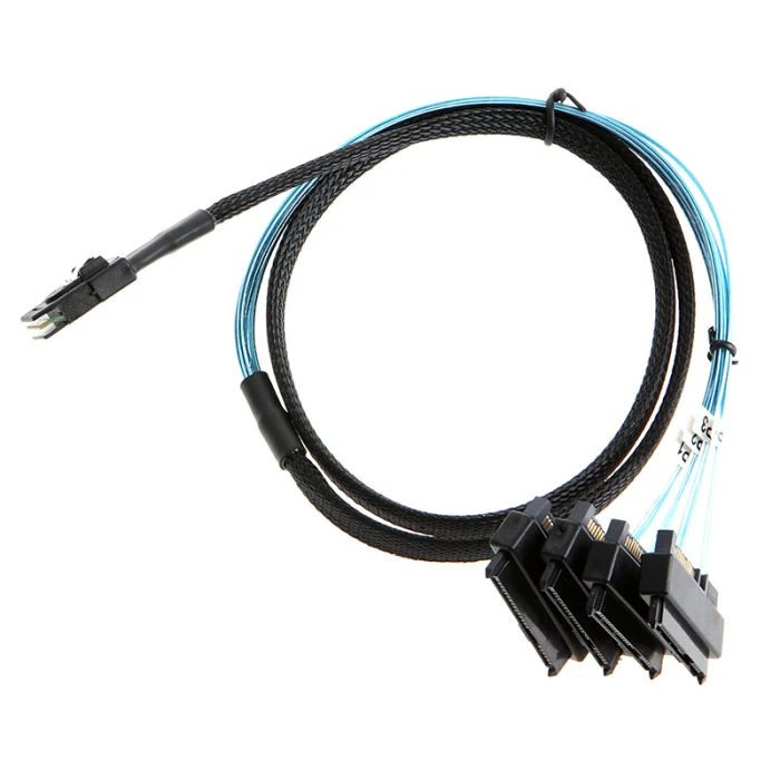 Mini SAS 36P SFF-8087 к SFF-8482 SAS29 Разъемы SATA кабель передачи FKU66