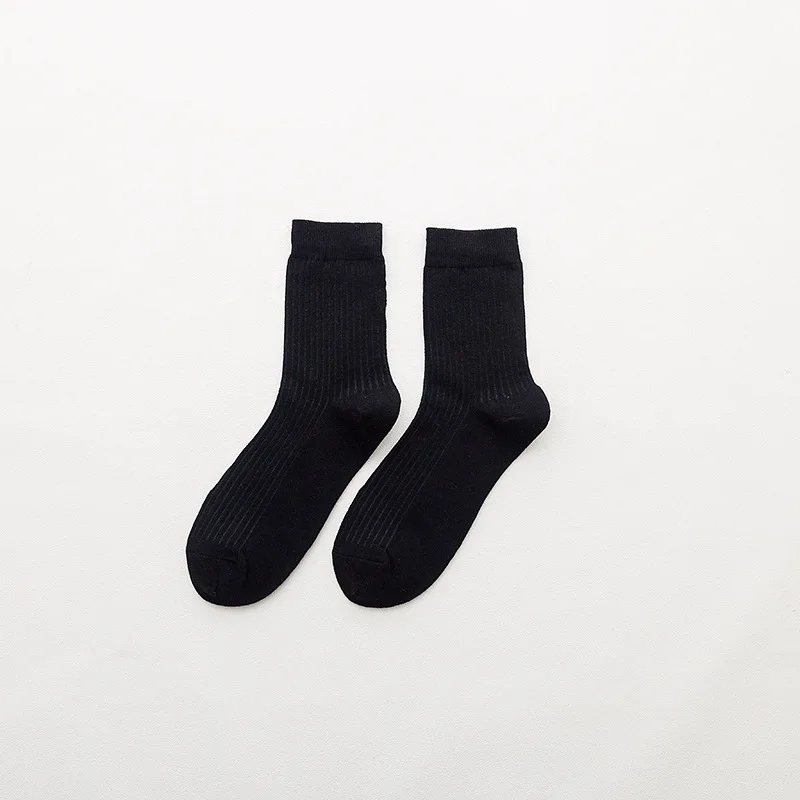 Осенние и зимние мужские деловые носки хлопковые носки без пятки повседневные сплошной цвет дышащий впитывающие носки - Цвет: 7