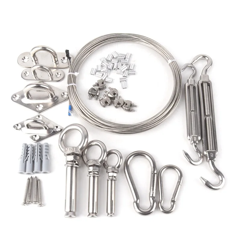 Description Picture 3 of itemMilky 300D Polyester Waterproof Sun Shade Fabric Sun Shelter Tent Outdoor Triangle Rectangle Awning Garden Terrace Sun Canopy