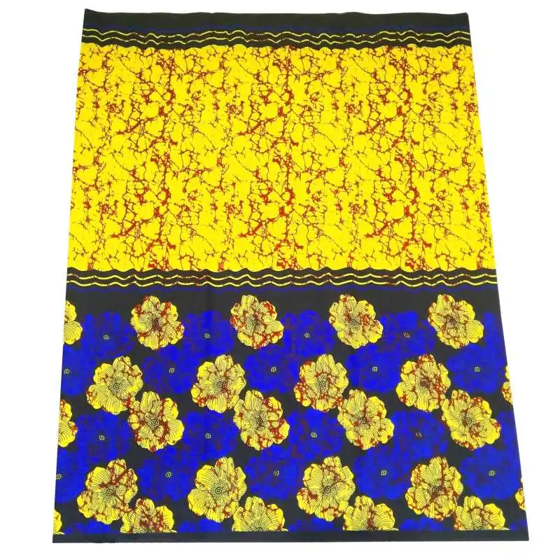 100% полиэстер Воск Печать Ткань Анкара африканская вощеная ткань принтом воск