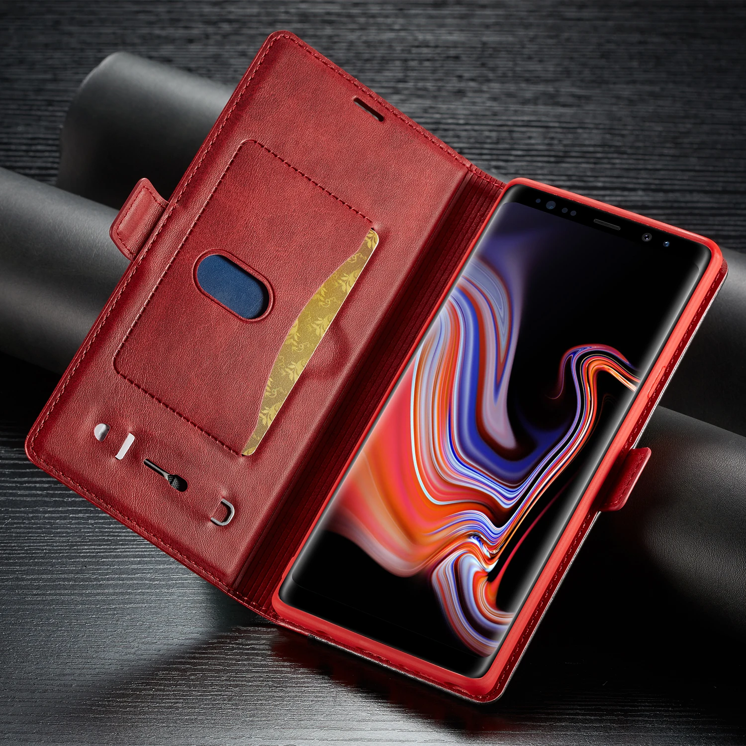 Чехол для samsung Note 9 с откидной крышкой для samsung Galaxy Note9 Note 9 10 Plus Nano Pin слот для карт кошелек флип чехол Модный чехол Капа