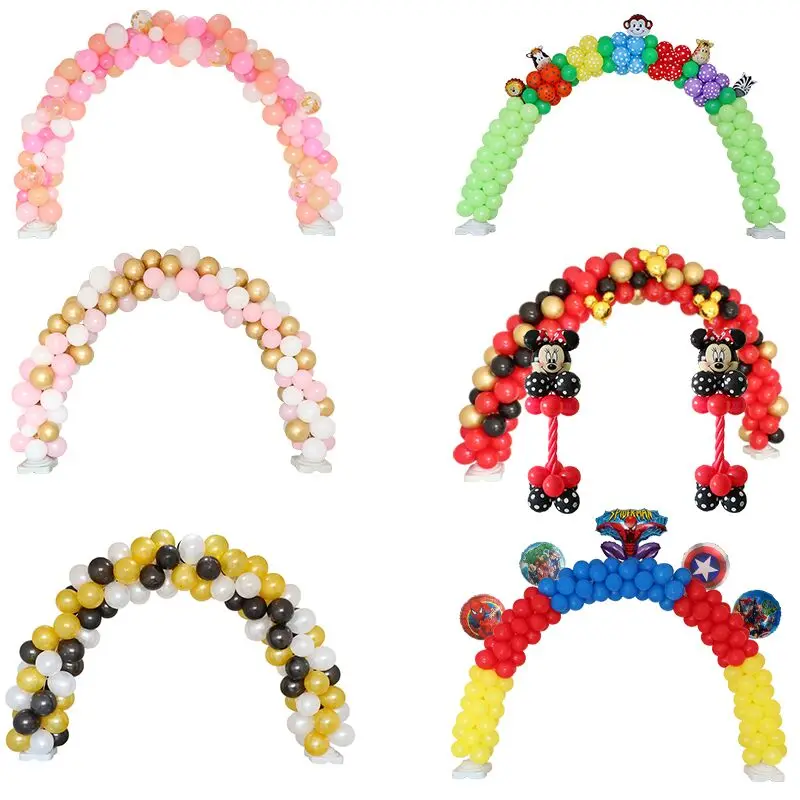  1set Wedding Birthday Baby Shower Anniversary Party Balloon Garland Arch Stand Connectors Latex Air