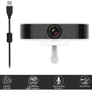 

1080p Webcam USB Camera Video Recording Web Camera with Microphone PC Computer W91A