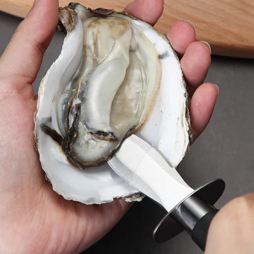 Нержавеющая сталь+ ABS нож для устриц инструменты для кухни гаджет устрицы гребешок Shucking Shell ножи морепродукты нож Инструменты