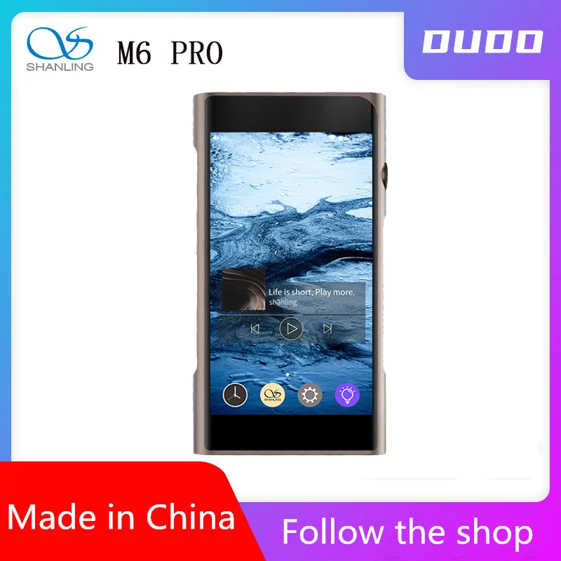 SHANLING M6 pro Hi-Res Dual AK4497EQ DAC портативный музыкальный плеер 4 Гб ОЗУ DSD256 32 бит/768 кГц открытый Android IOS