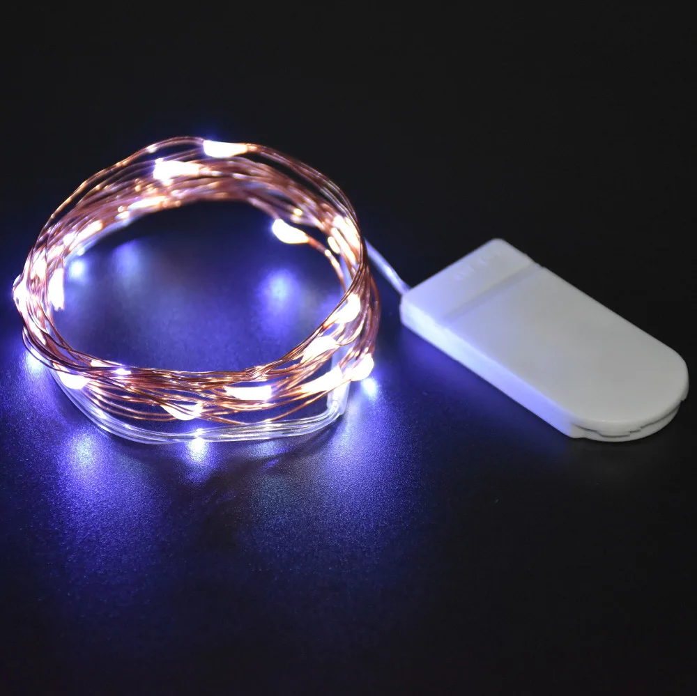 Luzes da Corda Iluminação do Feriado Guirlanda de Fadas para a Árvore de Natal Festa de Casamento Fio de Cobre Led Decoração Luz 5 Pçs 1m 2m 3m 10 Fios de LED