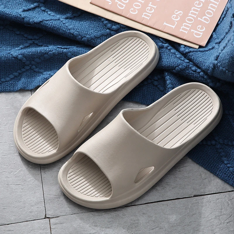 LITTHING parejas elegante sandalias de adulto antideslizante suela gruesa zapatillas de Interior Exterior hombres Flip Flops Zapatillas de casa zapatos de mujer Zapatos